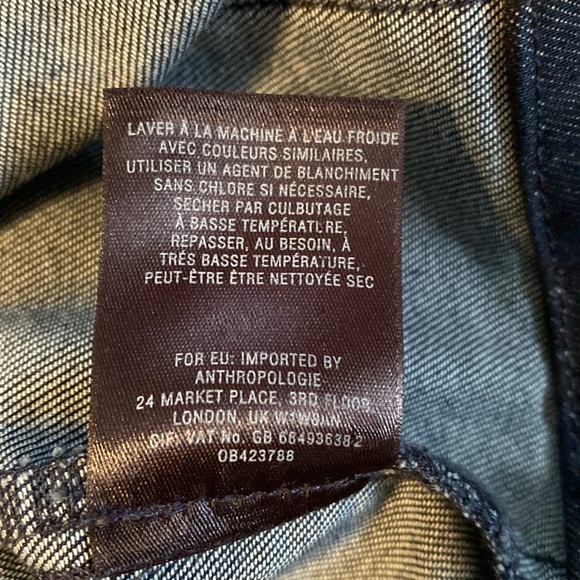 Anthropologie Holding Horses Blue Denim Clara Tie Knot Jean Dress - Picture 13 of 14